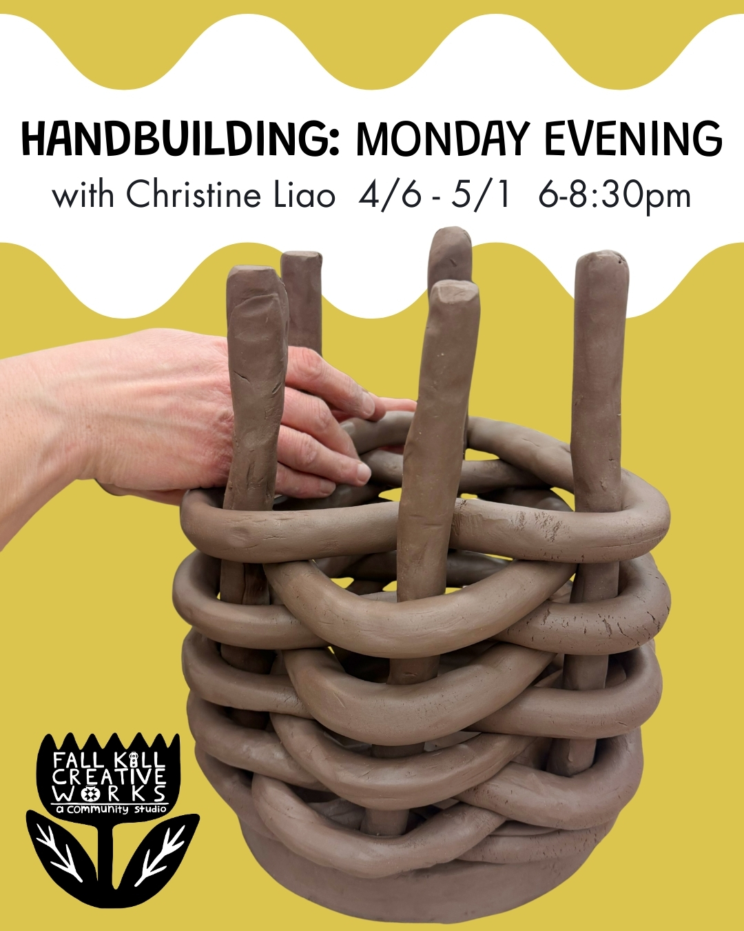 HANDBUILDING MONDAY EVENING