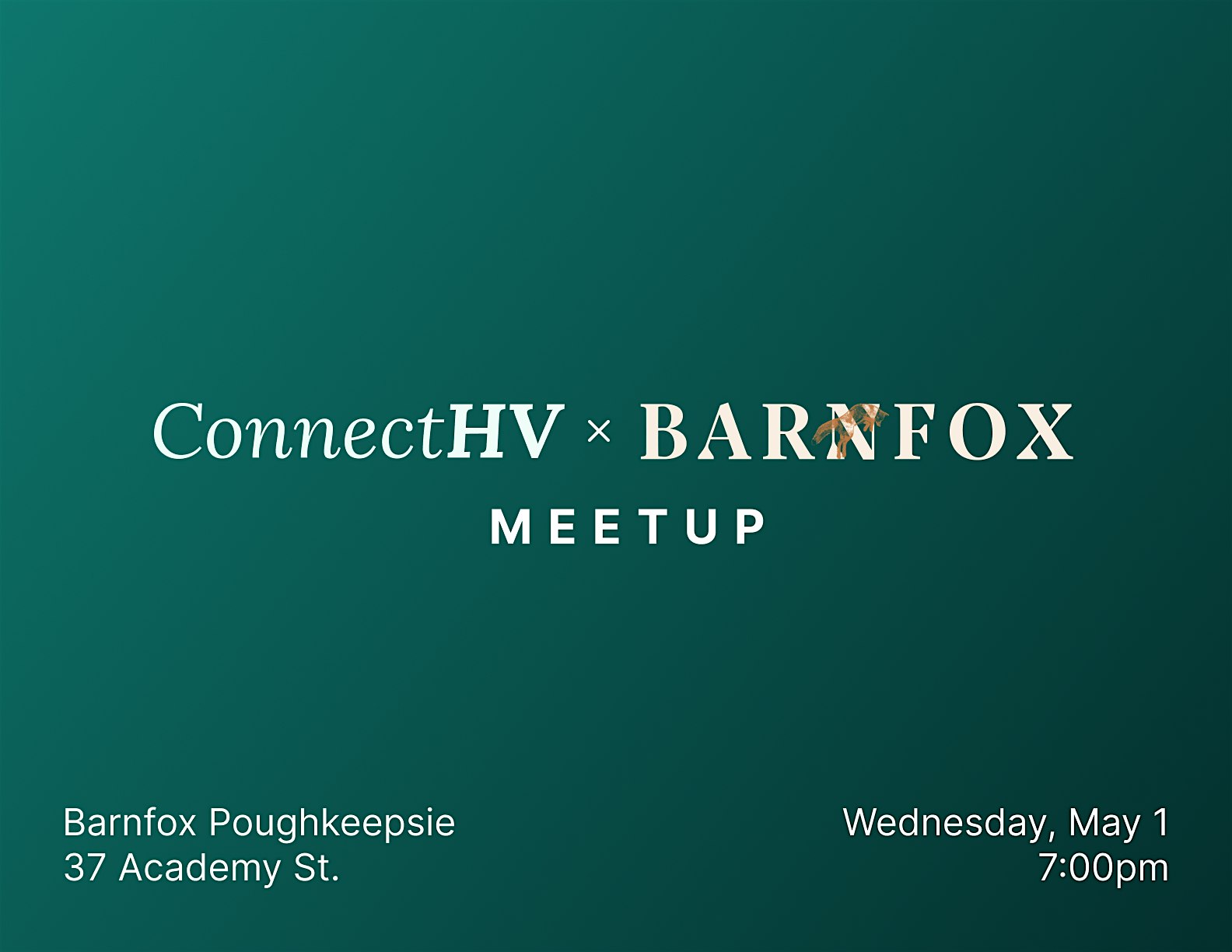 ConnectHV × Barnfox May Meetup