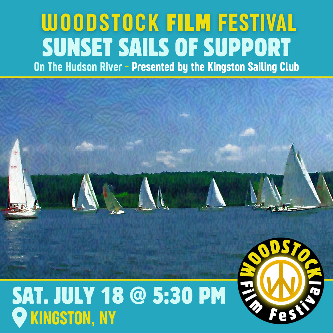 Sunset Sails of Support on the Hudson River