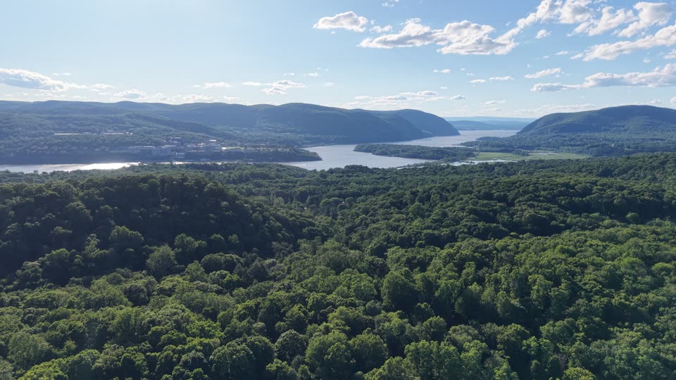 Ascending looking towards West Point in Garrison