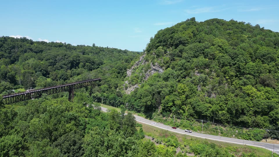 Circling towards the Rosendale trestle