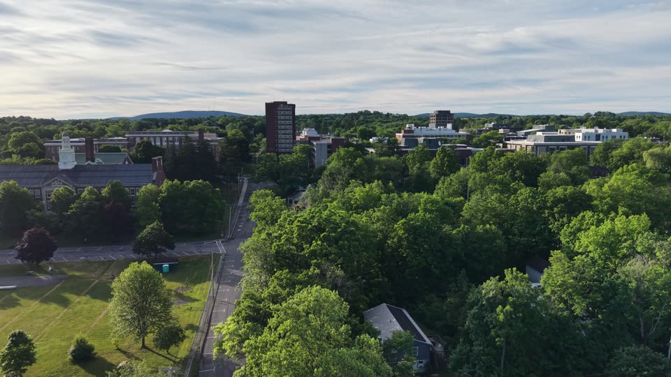 Flying over SUNY New Paltz