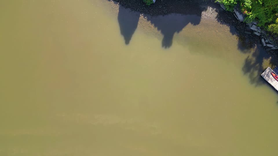 Looking down over Bannermans Castle