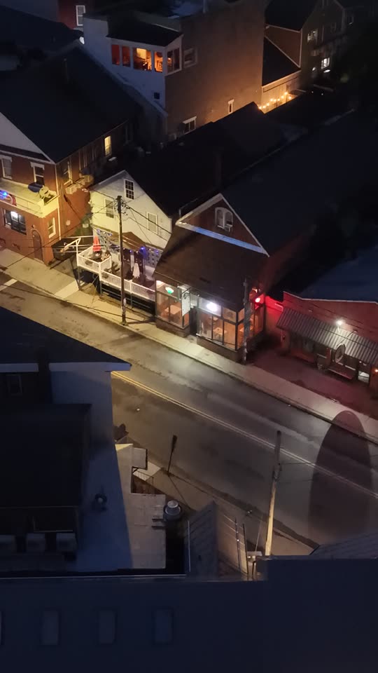 Orbit of Bacchus in New Paltz at night