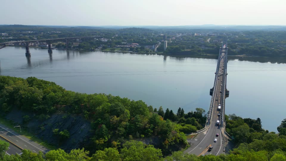 Orbiting near the Mid-Hudson Bridge