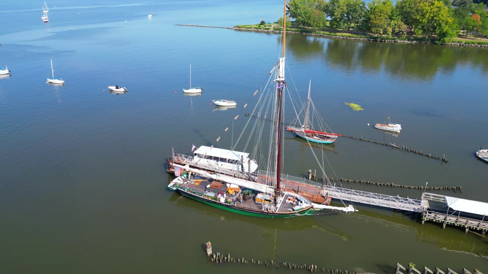 Orbiting the Sloop Clearwater