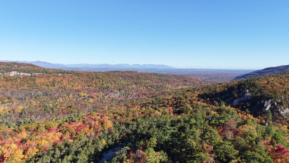 Pulling back across Shawangunk Ridge