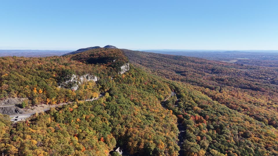 Flying towards Mohonk