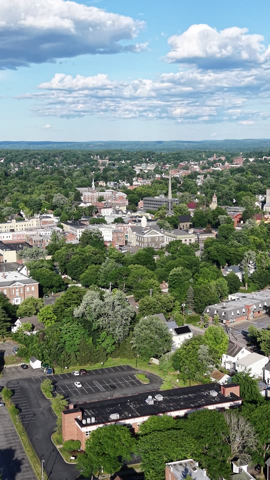 Zoomed look towards uptown Kingston