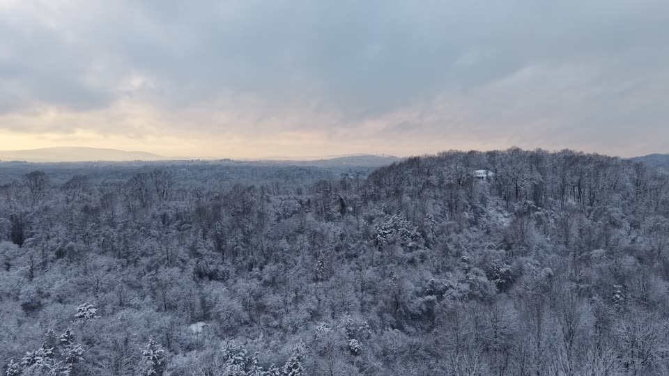 Winter Over Hill