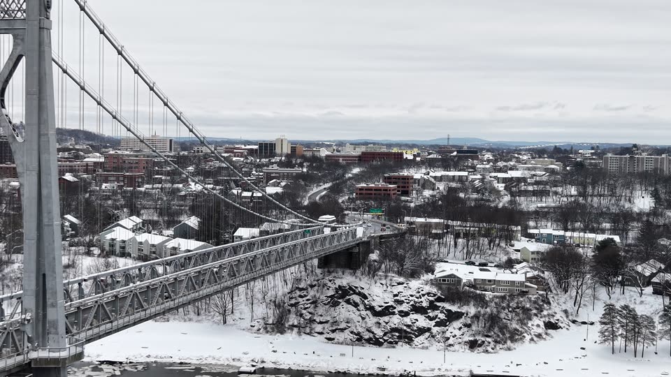 Winter Strafe Right Mid Hudson Bridge